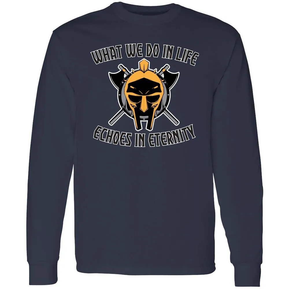 Long Sleeve T-Shirt - GY4HE3U3 - Navy - 2