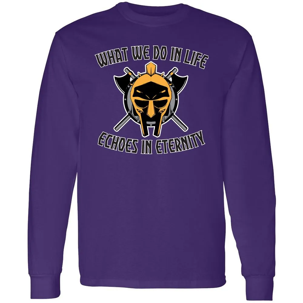 Long Sleeve T-Shirt - GY4HE3U3 - Purple - 13