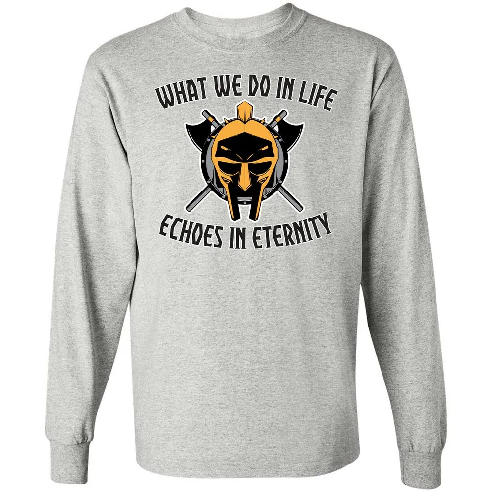 Long Sleeve T-Shirt - GY4HE3U3 - Ash - 7