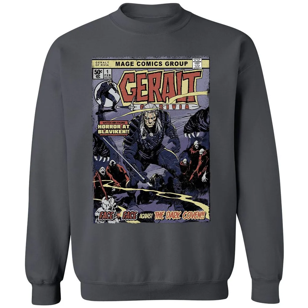 Classic Unisex Sweatshirt - QVMH183W - Charcoal - 7