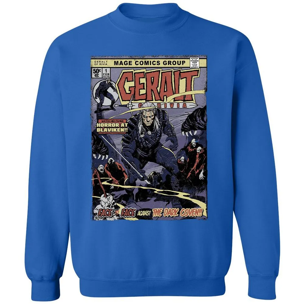 Classic Unisex Sweatshirt - QVMH183W - Royal - 9