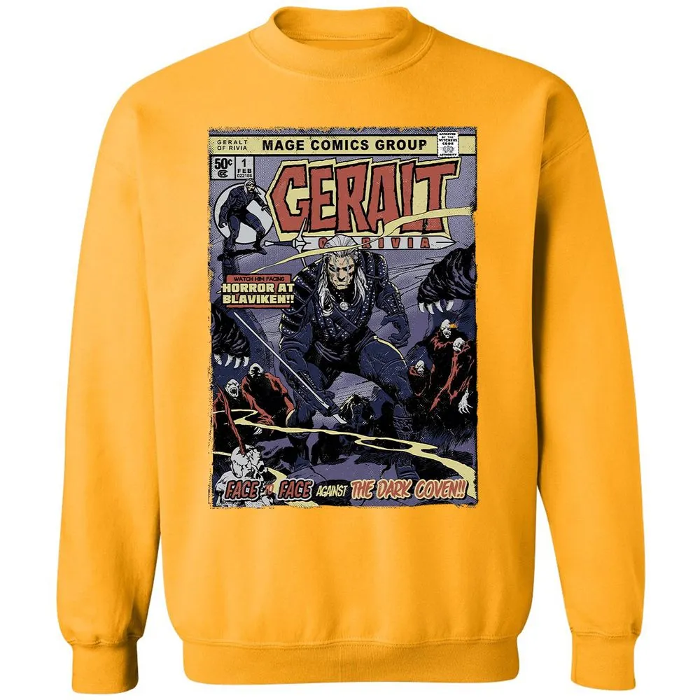 Classic Unisex Sweatshirt - QVMH183W - Gold - 11