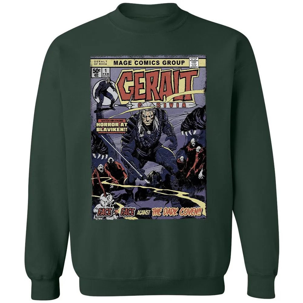 Classic Unisex Sweatshirt - QVMH183W - Forest Green - 4