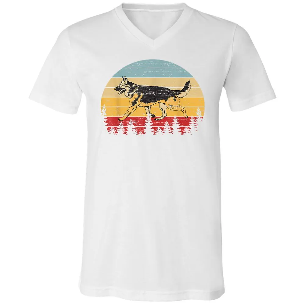 Unisex V-Neck T-Shirt - TK94UEH9 - White - 5