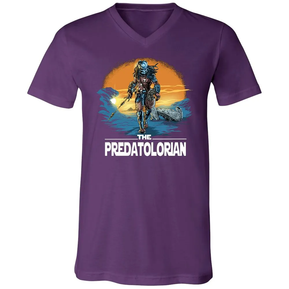 Unisex V-Neck T-Shirt - TZZJ1359 - Team Purple - 9