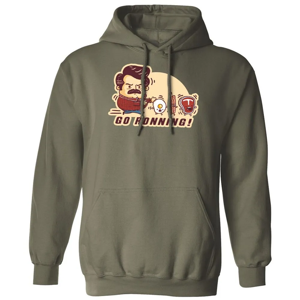 Classic Unisex Hoodie - TXY1T7CU - Military Green - 4