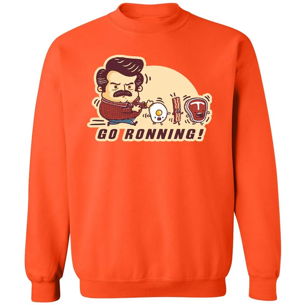 Classic Unisex Sweatshirt - 6UZN5JSK - Orange - 10