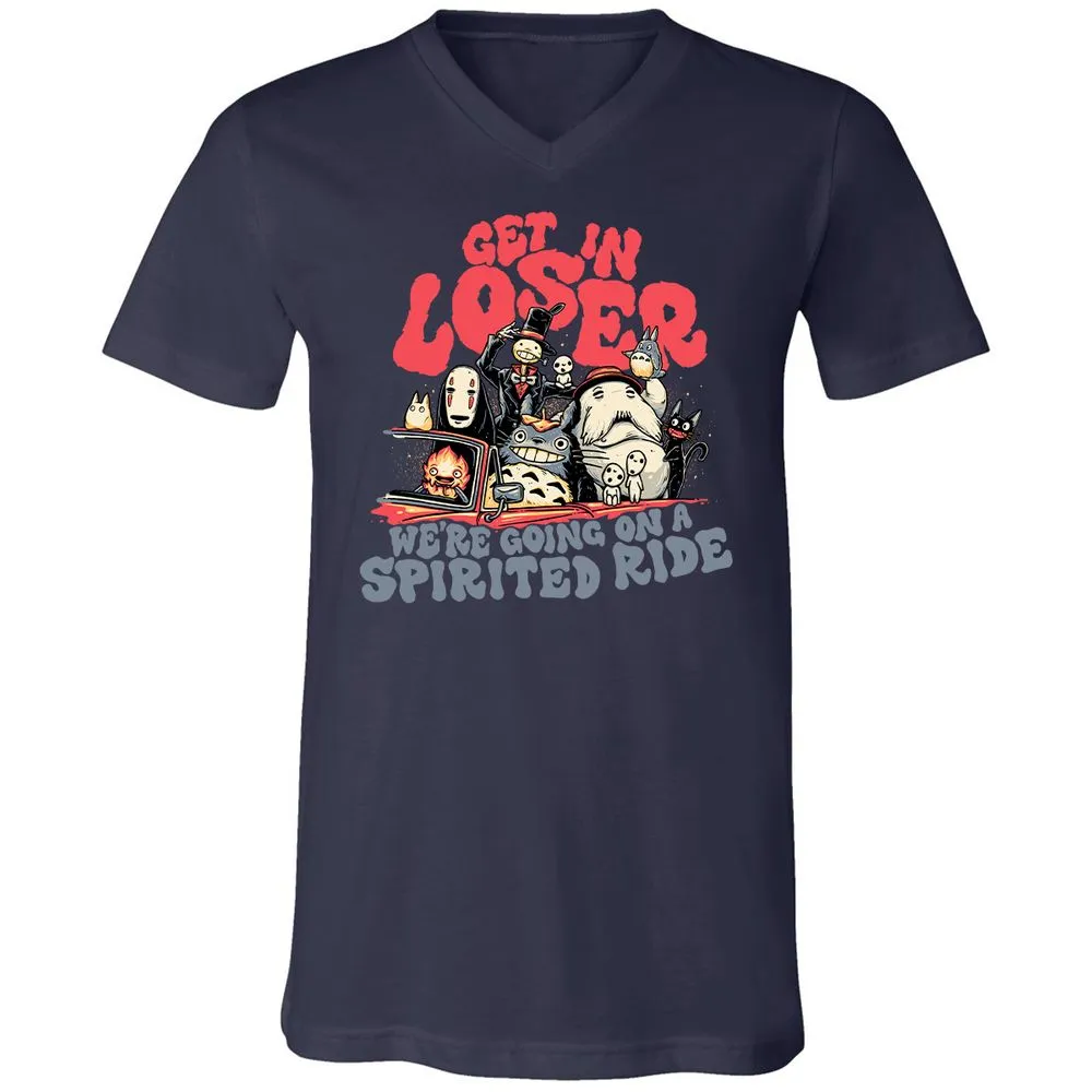 Unisex V-Neck T-Shirt - 2PZYK9Q4 - Navy - 2