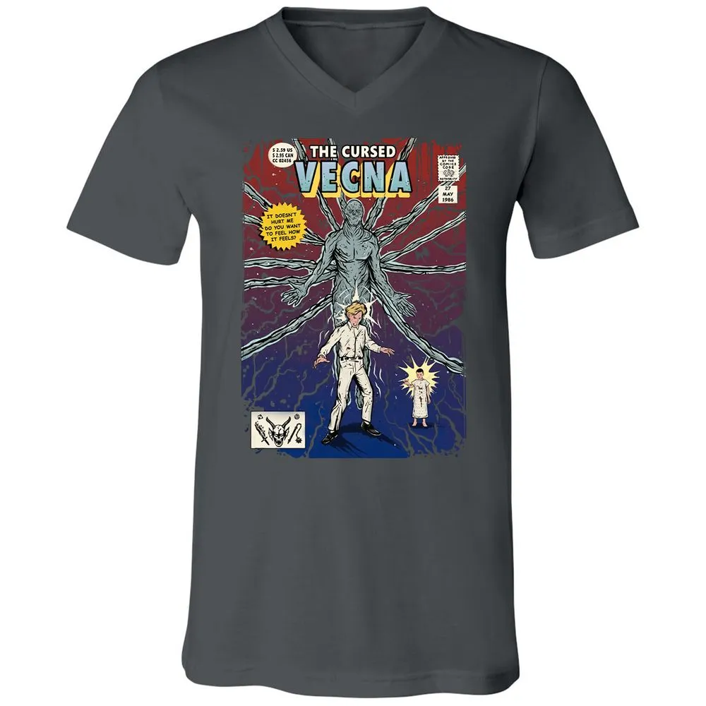 Unisex V-Neck T-Shirt - UTNQZ4FW - Asphalt - 12