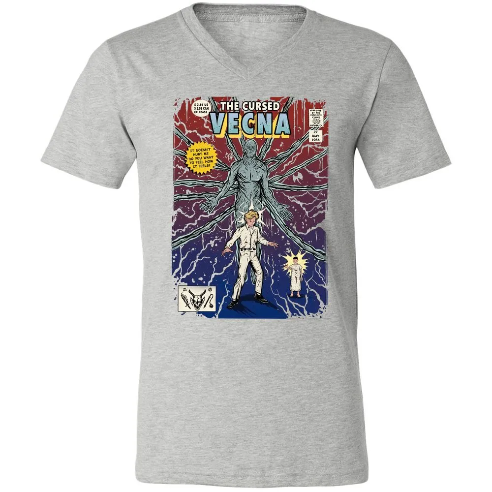 Unisex V-Neck T-Shirt - UTNQZ4FW - Athletic Heather - 7