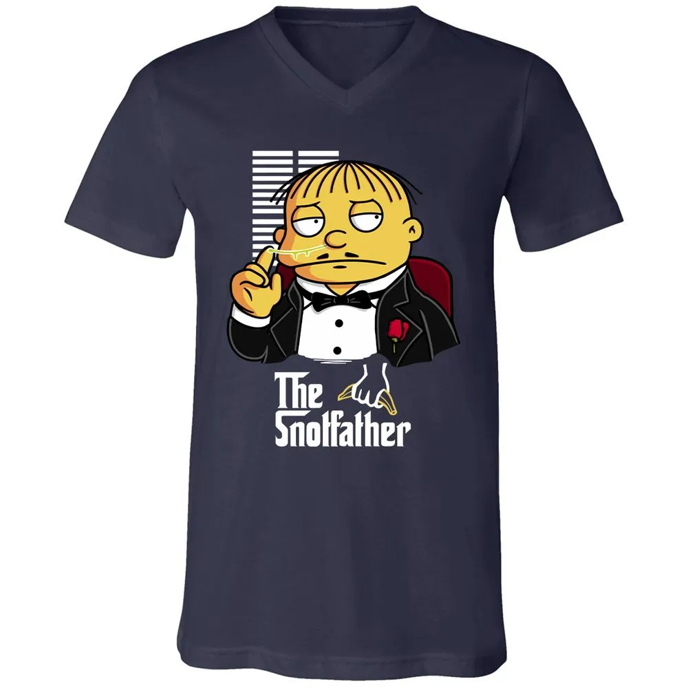 Unisex V-Neck T-Shirt - 6ZTY1BVM - Navy - 2