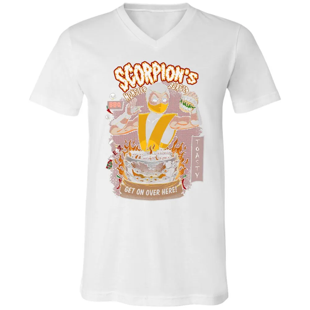 Unisex V-Neck T-Shirt - JX8JKURX - White - 5