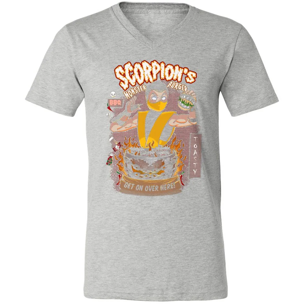 Unisex V-Neck T-Shirt - JX8JKURX - Athletic Heather - 7