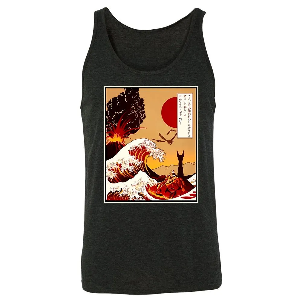 Unisex Jersey Tank - K8WMX9XJ - Charcoal Black Triblend - 5