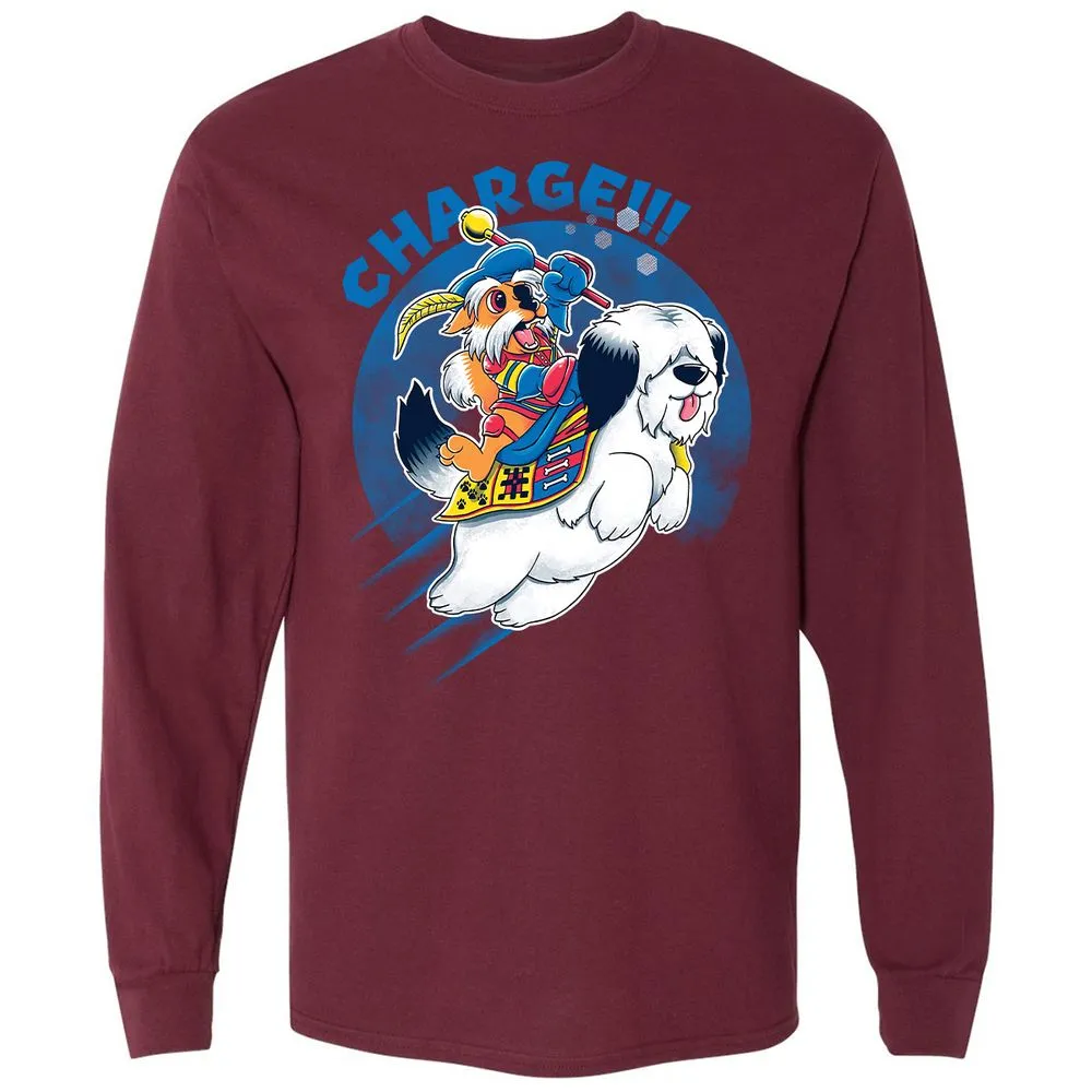 Long Sleeve T-Shirt - WNSQMFC4 - Maroon - 11