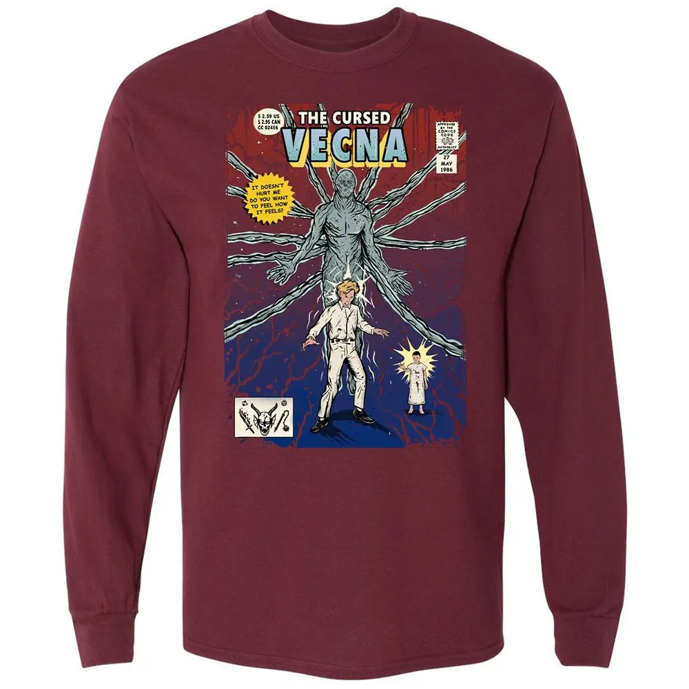 Long Sleeve T-Shirt - 8EVU1SXJ - Maroon - 11