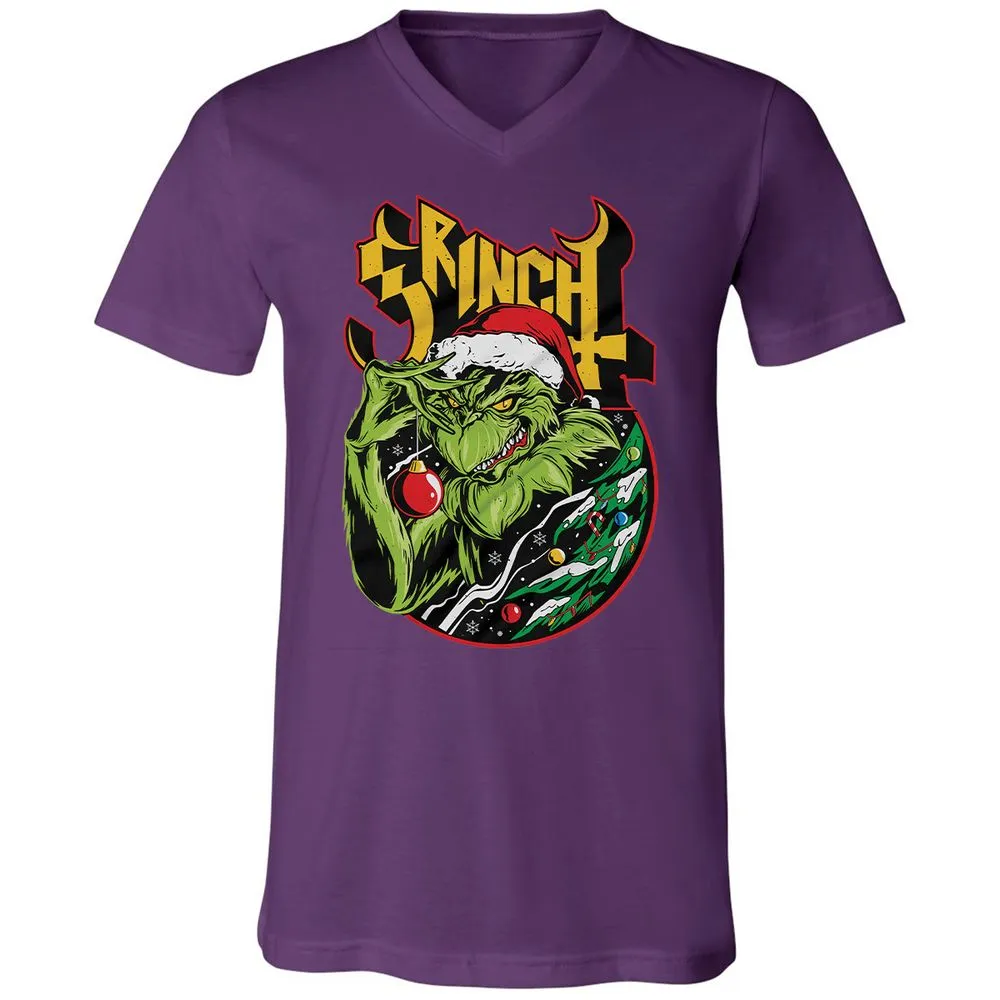 Unisex V-Neck T-Shirt - UH86W3HC - Team Purple - 9
