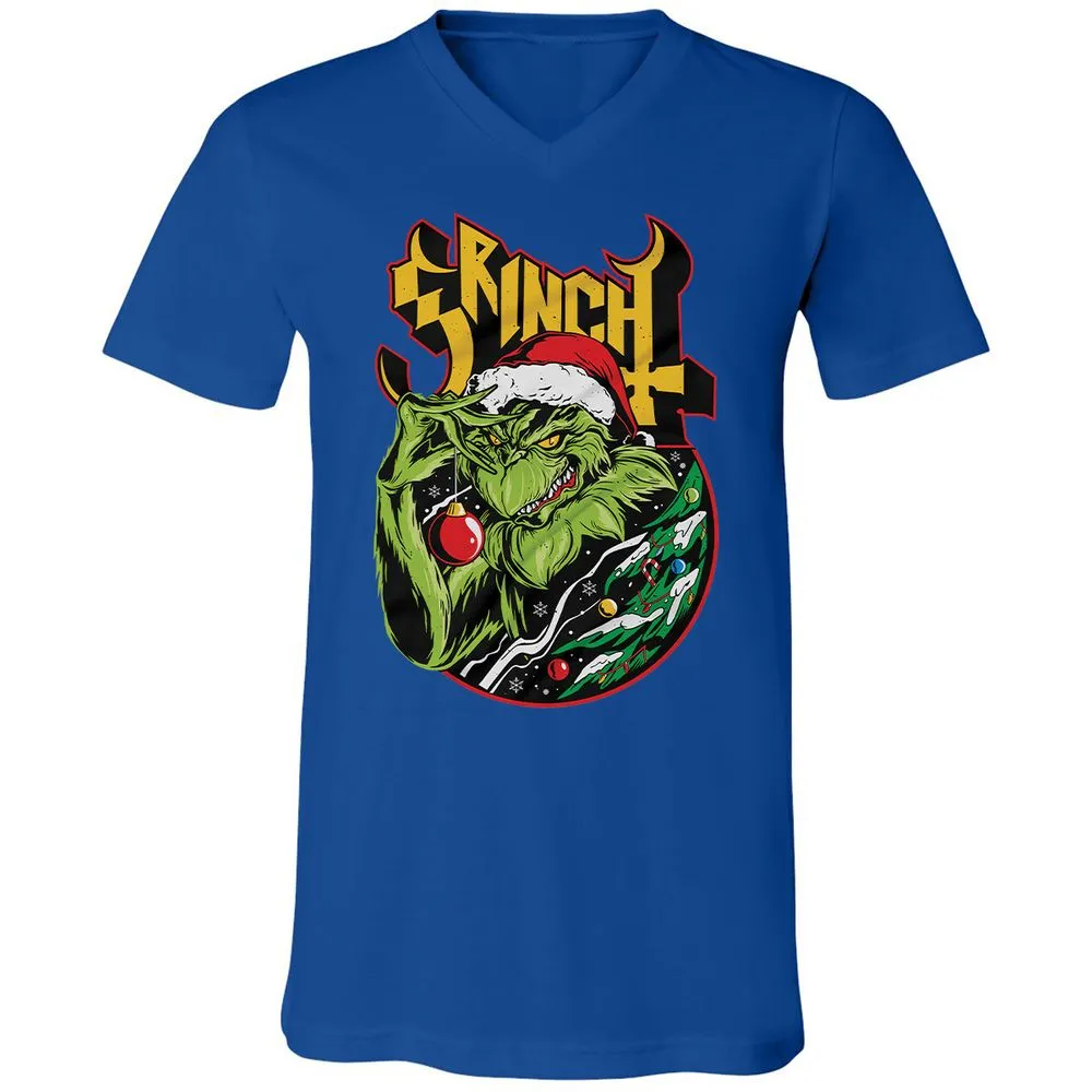Unisex V-Neck T-Shirt - UH86W3HC - True Royal - 4