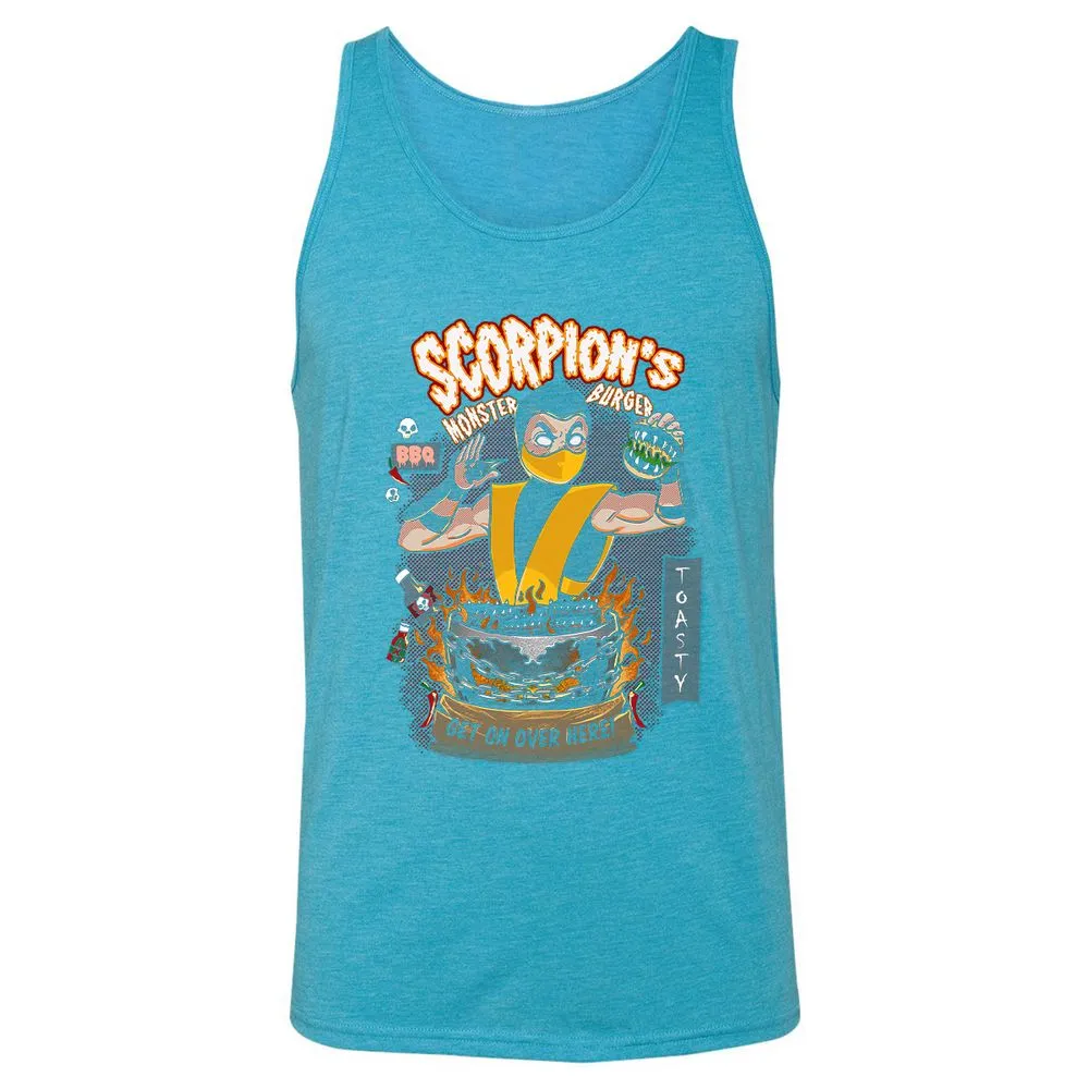 Unisex Jersey Tank - GNZ64QAC - Aqua Triblend - 3