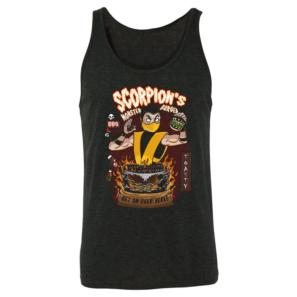 Unisex Jersey Tank - GNZ64QAC - Charcoal Black Triblend - 5
