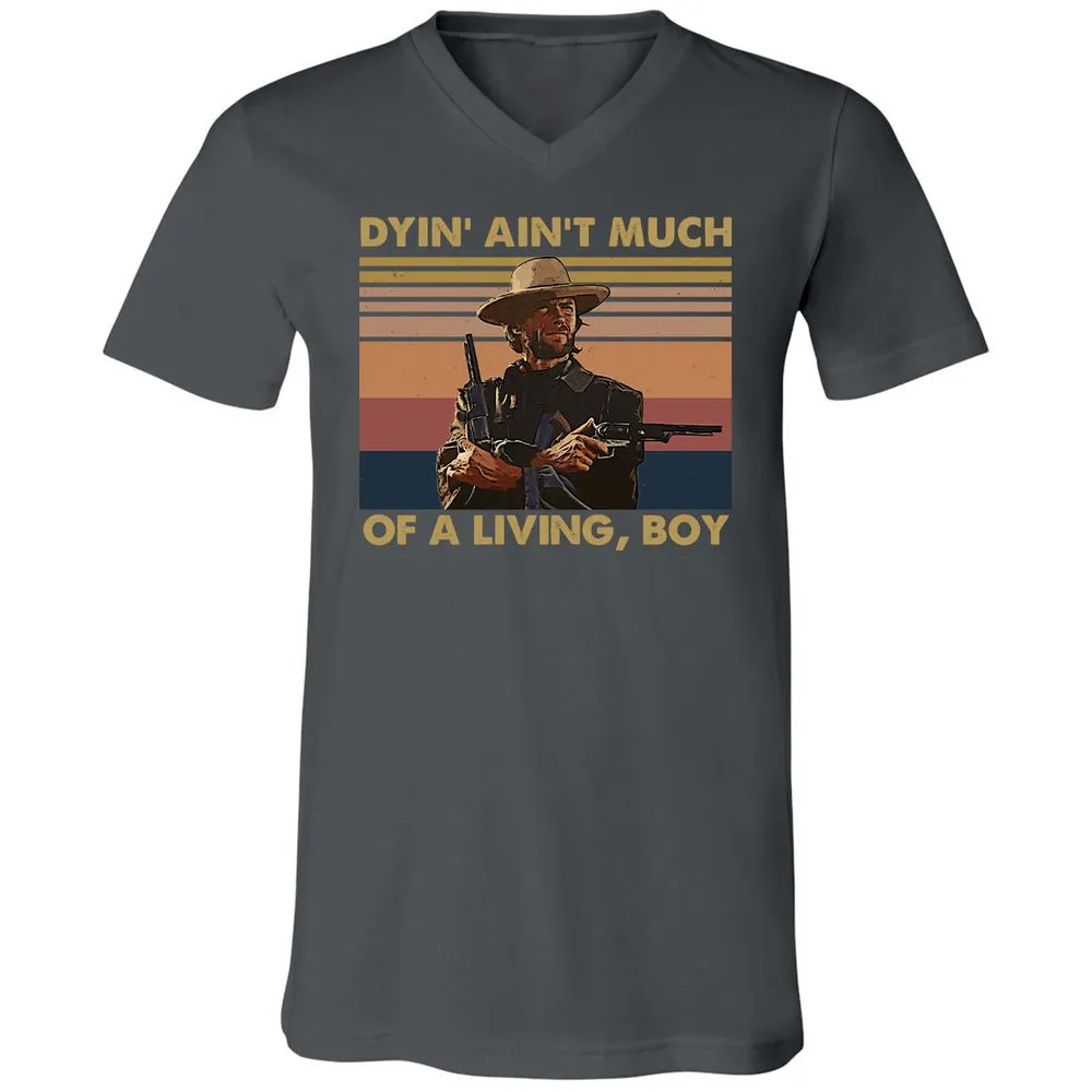 Unisex V-Neck T-Shirt - 2ZWNTPCW - Asphalt - 12