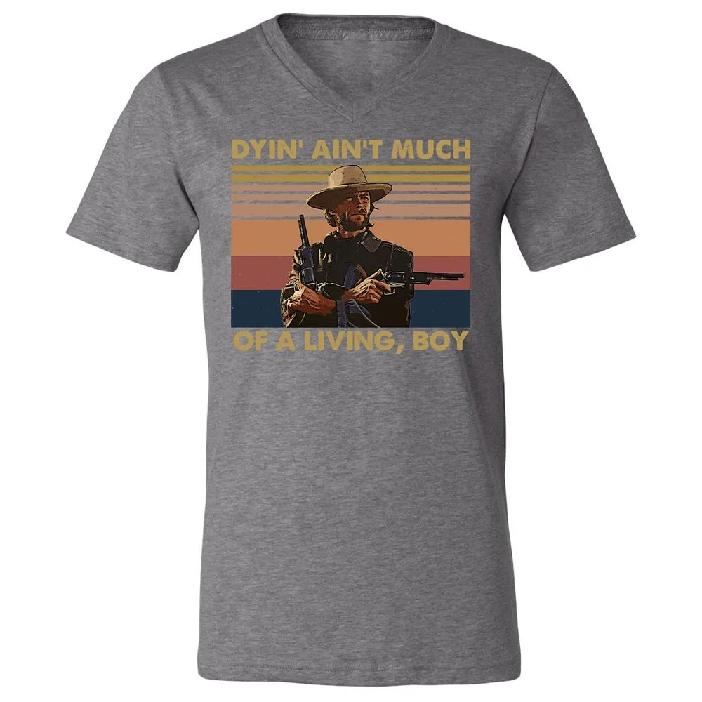 Unisex V-Neck T-Shirt - 2ZWNTPCW - Deep Heather - 13