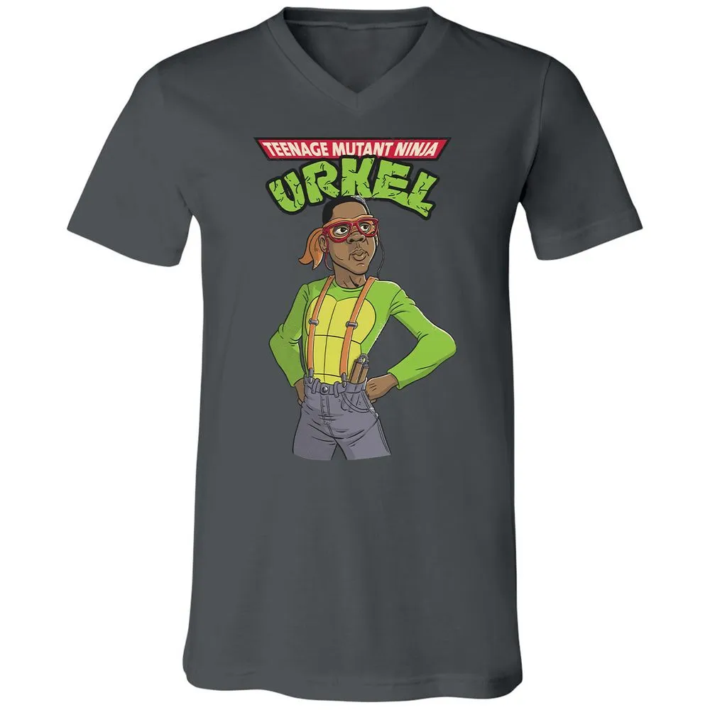 Unisex V-Neck T-Shirt - EBMSH3PW - Asphalt - 12