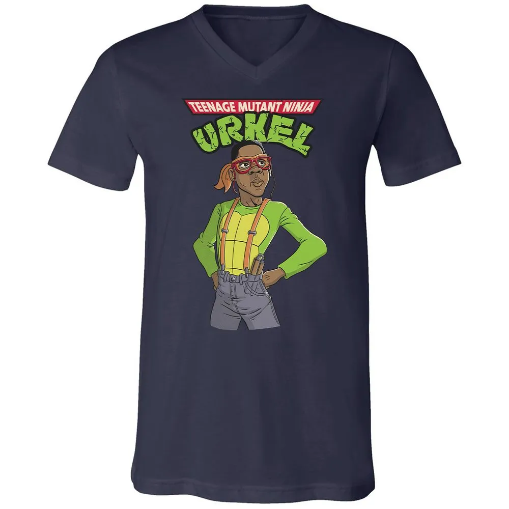 Unisex V-Neck T-Shirt - EBMSH3PW - Navy - 2