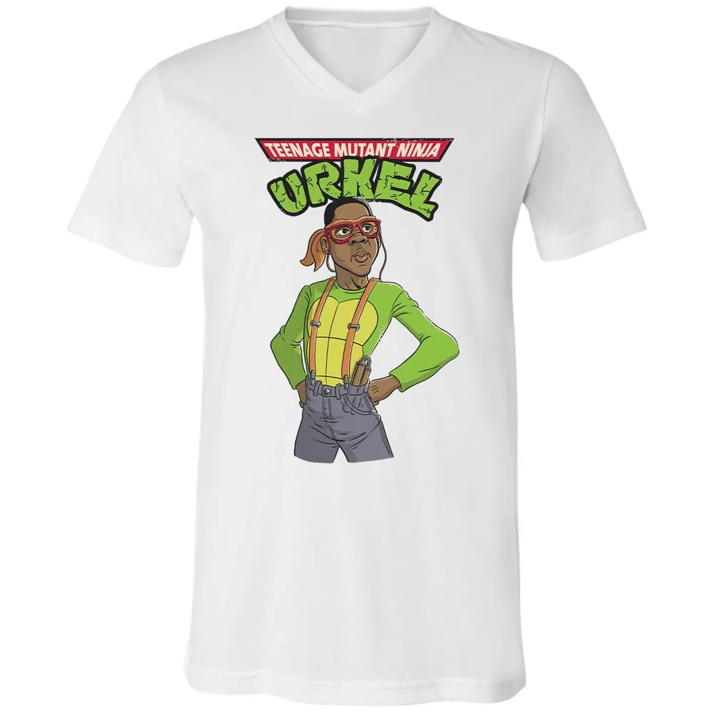 Unisex V-Neck T-Shirt - EBMSH3PW - White - 5
