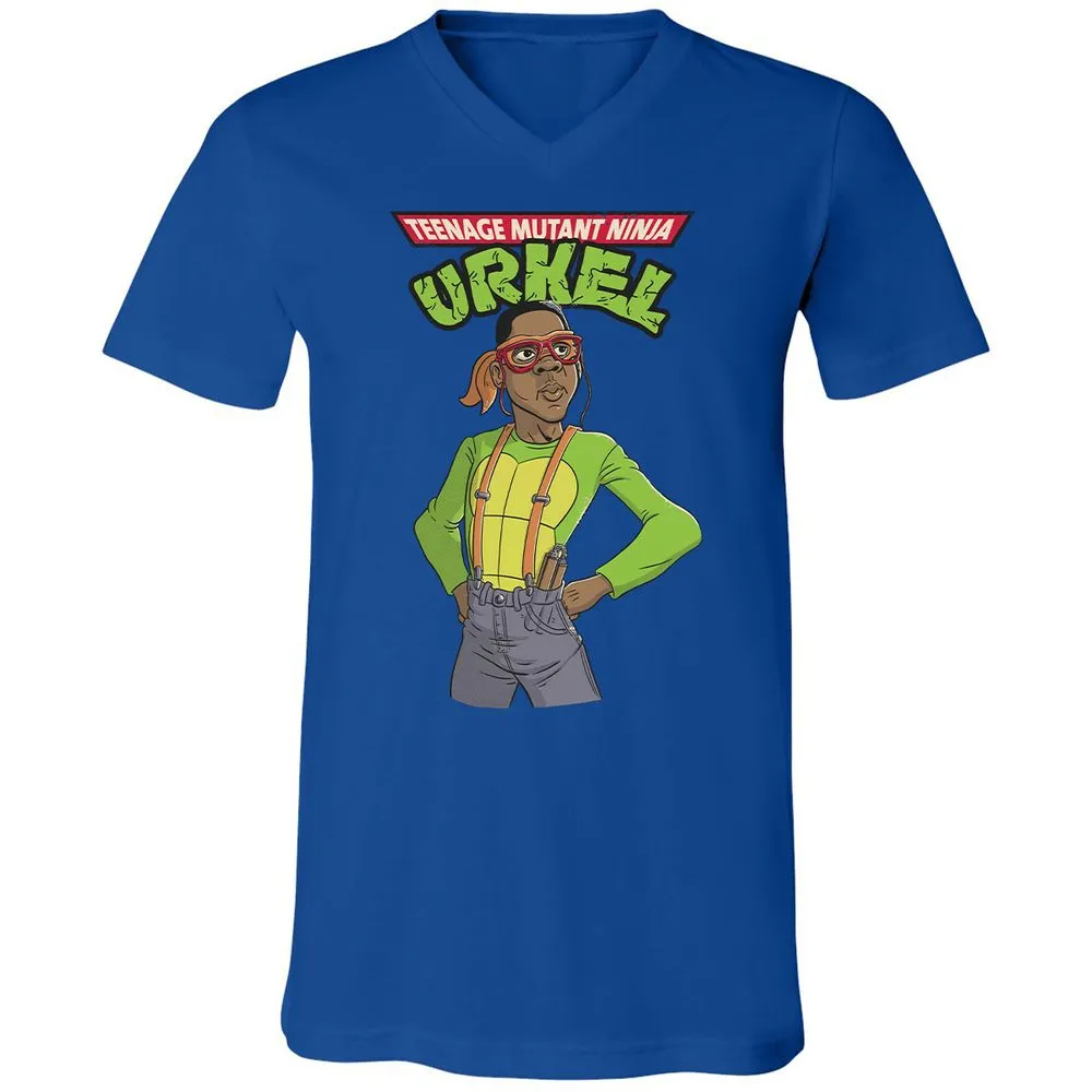 Unisex V-Neck T-Shirt - EBMSH3PW - True Royal - 4