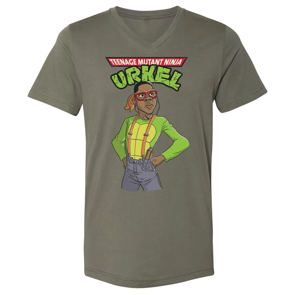 Unisex V-Neck T-Shirt - EBMSH3PW - Military Green - 10