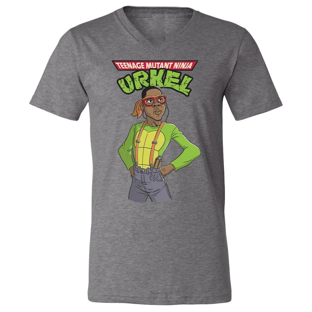 Unisex V-Neck T-Shirt - EBMSH3PW - Deep Heather - 13