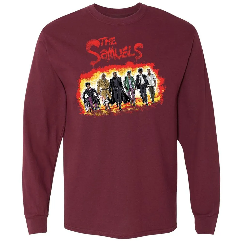 Long Sleeve T-Shirt - E9C8PS7L - Maroon - 11