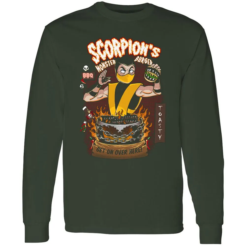 Long Sleeve T-Shirt - 9NJAG53A - Forest Green - 4