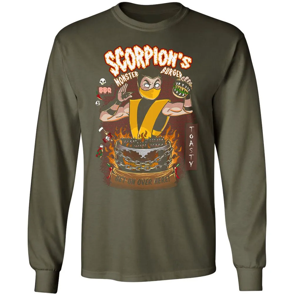 Long Sleeve T-Shirt - 9NJAG53A - Military Green - 16