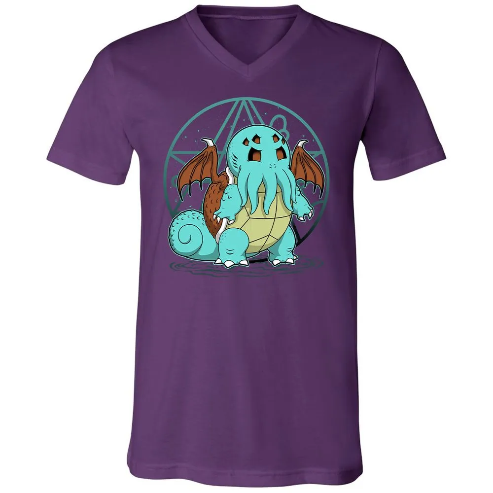 Unisex V-Neck T-Shirt - H94X349Q - Team Purple - 9
