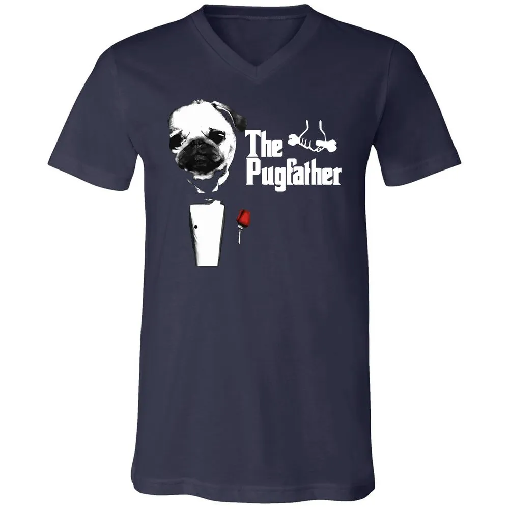 Unisex V-Neck T-Shirt - 3188T2FZ - Navy - 2