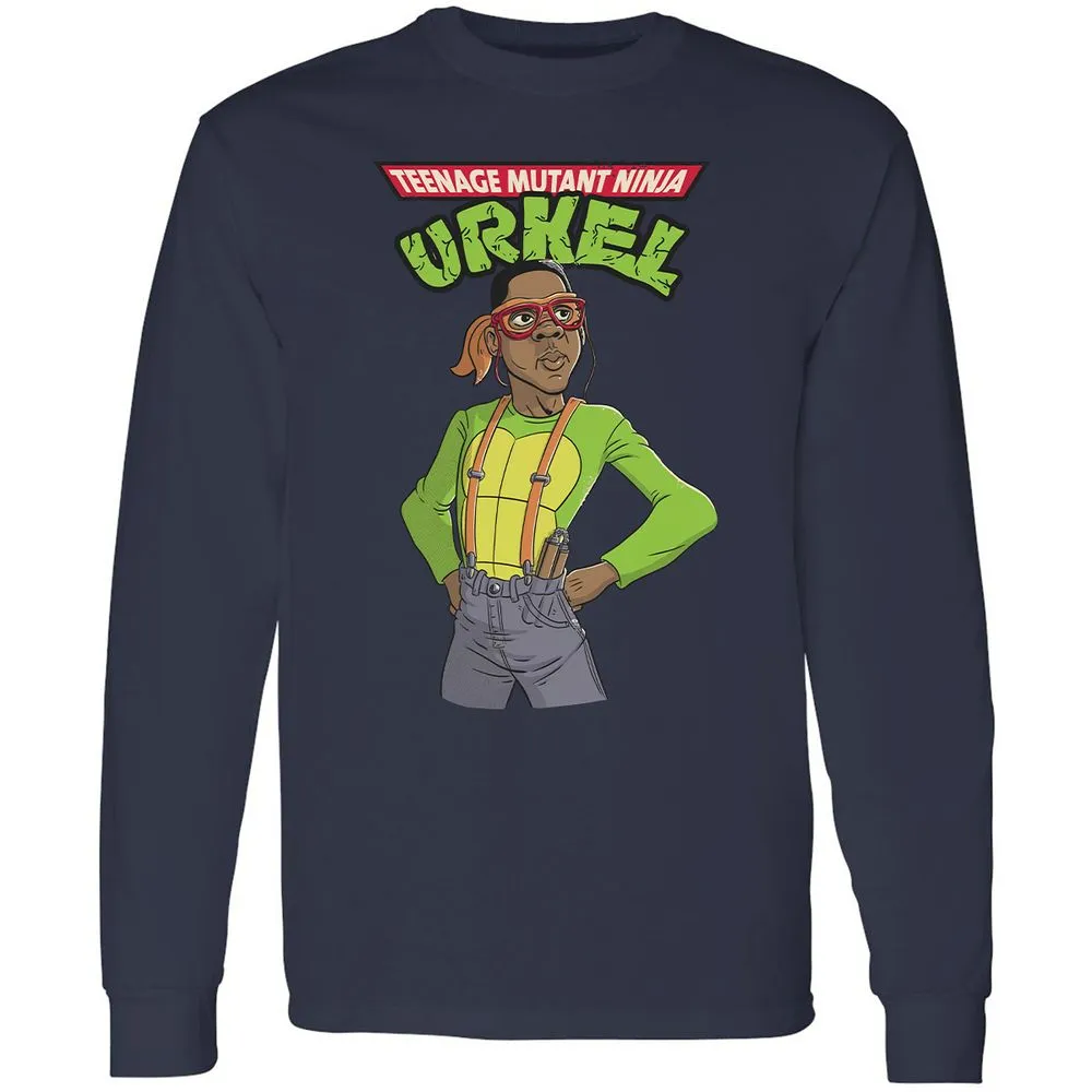 Long Sleeve T-Shirt - YV6CBPMZ - Navy - 2