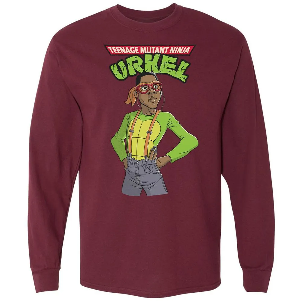 Long Sleeve T-Shirt - YV6CBPMZ - Maroon - 11