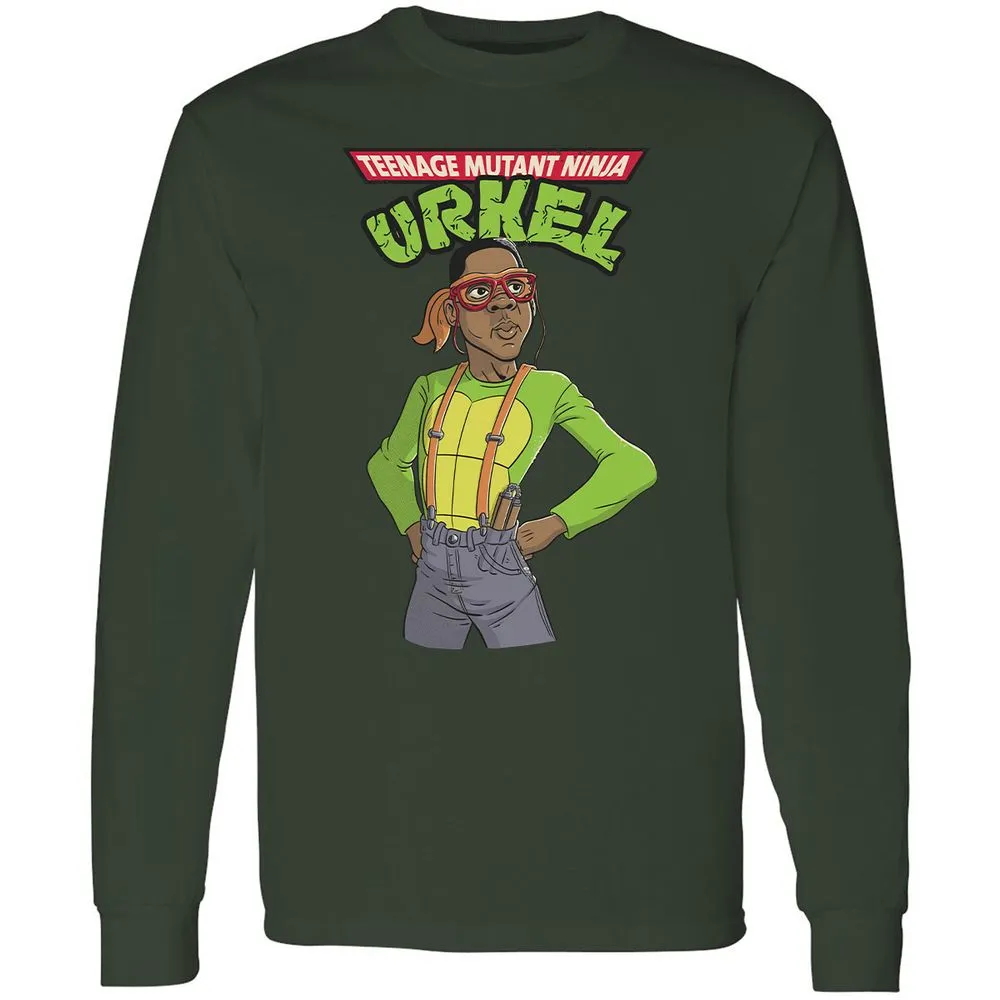 Long Sleeve T-Shirt - YV6CBPMZ - Forest Green - 4