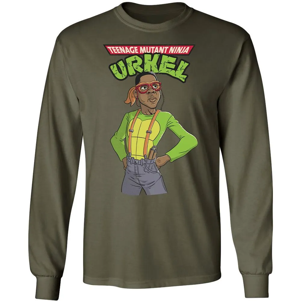 Long Sleeve T-Shirt - YV6CBPMZ - Military Green - 16