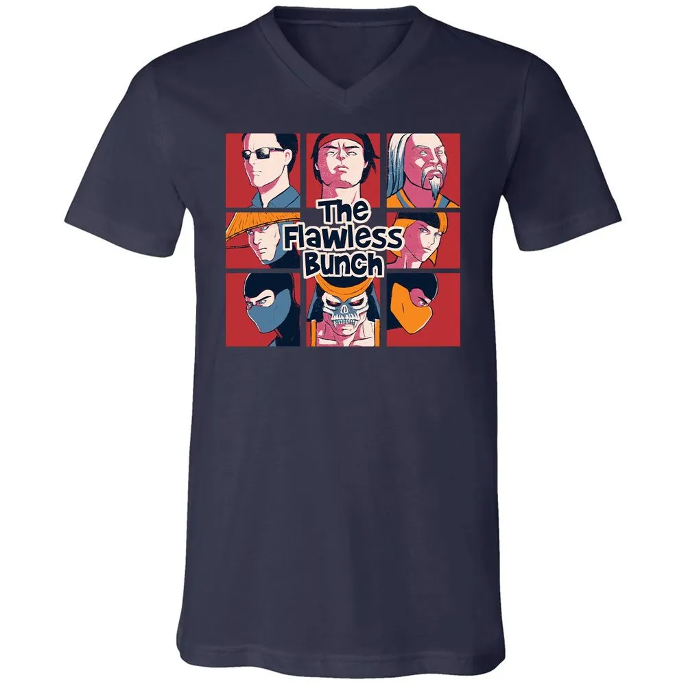 Unisex V-Neck T-Shirt - JENX9XF2 - Navy - 2