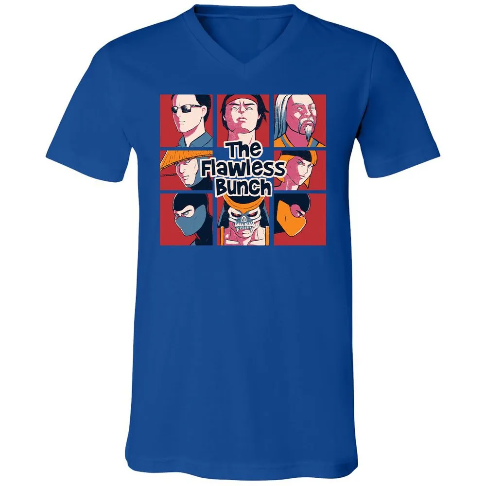 Unisex V-Neck T-Shirt - JENX9XF2 - True Royal - 4