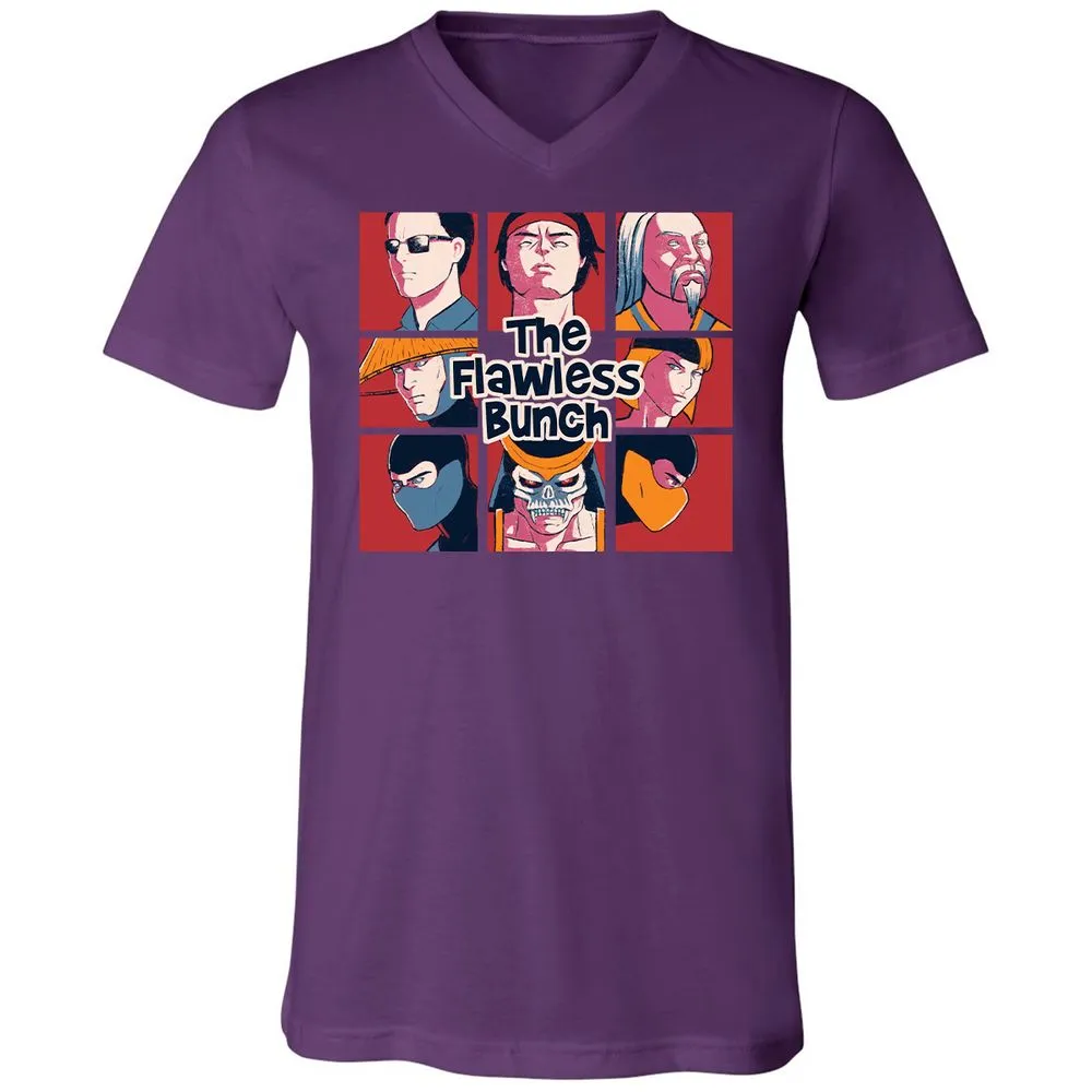 Unisex V-Neck T-Shirt - JENX9XF2 - Team Purple - 9