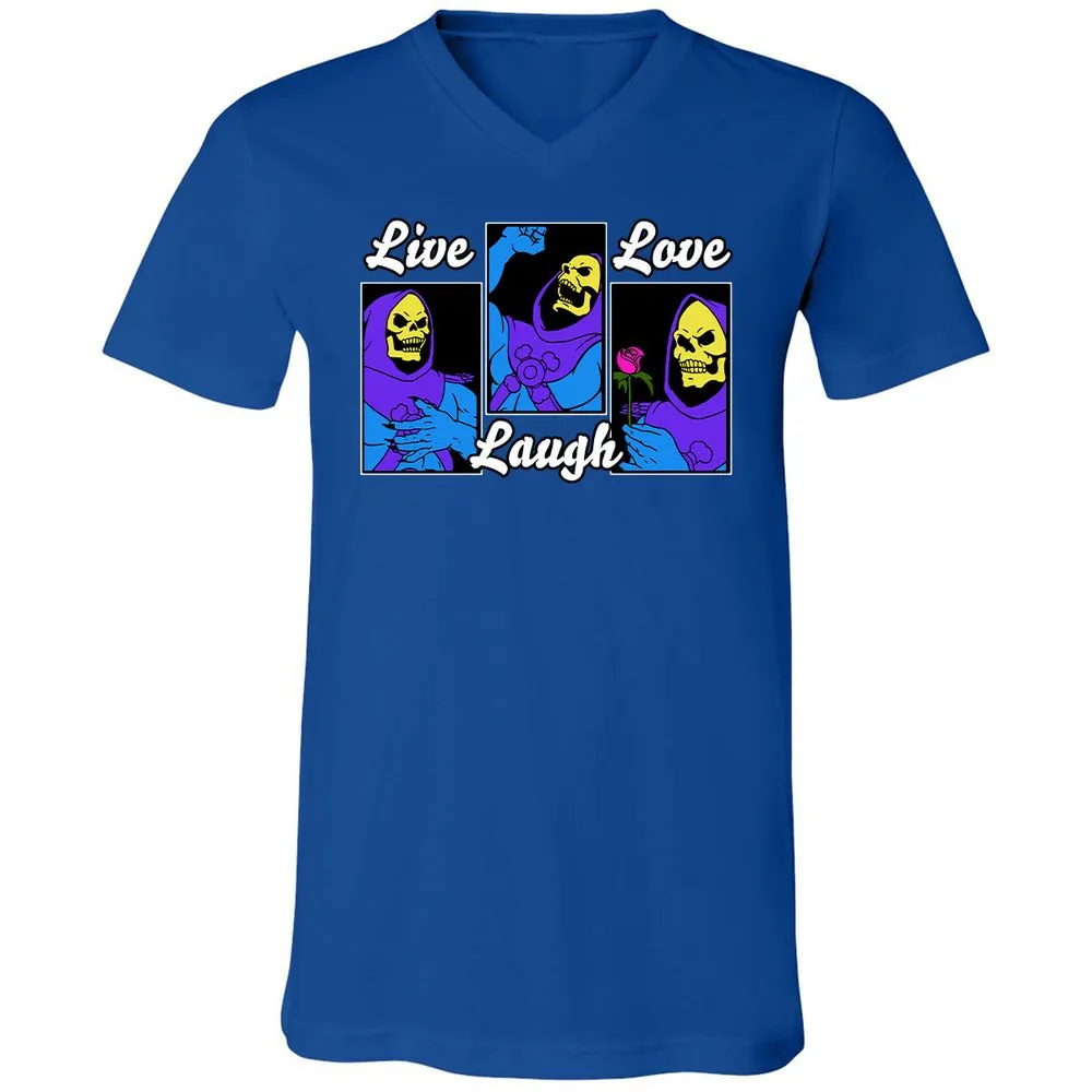 Unisex V-Neck T-Shirt - T62LVCJ7 - True Royal - 4