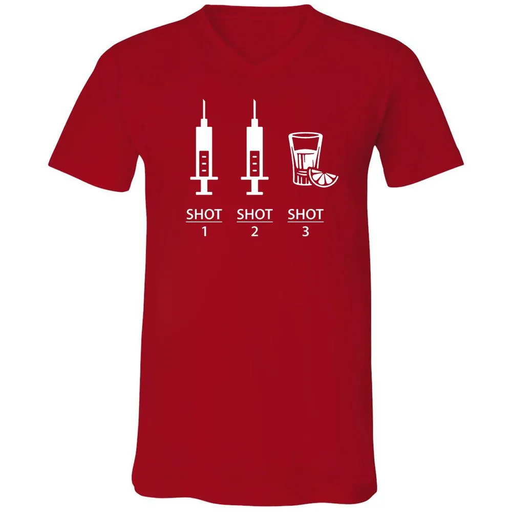 Unisex V-Neck T-Shirt - XXT8JSPJ - Red - 3