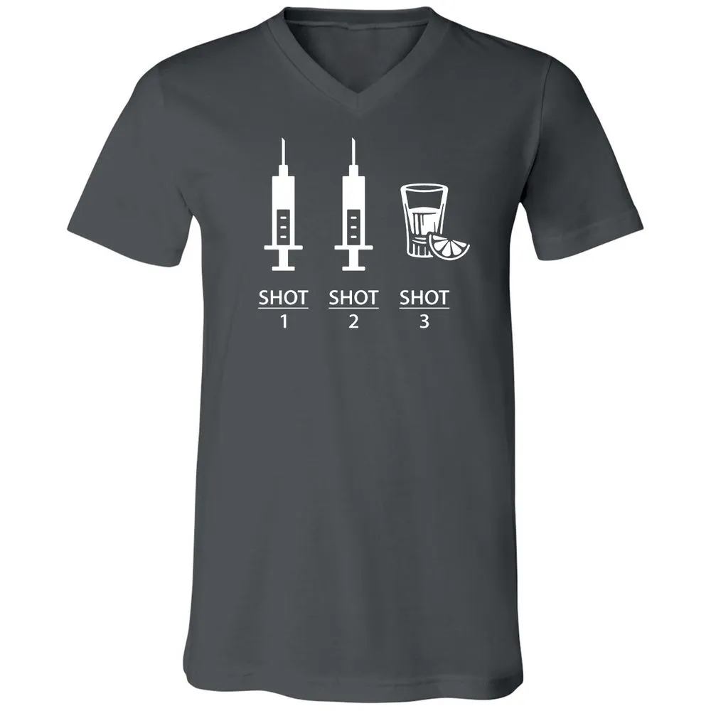Unisex V-Neck T-Shirt - XXT8JSPJ - Asphalt - 12