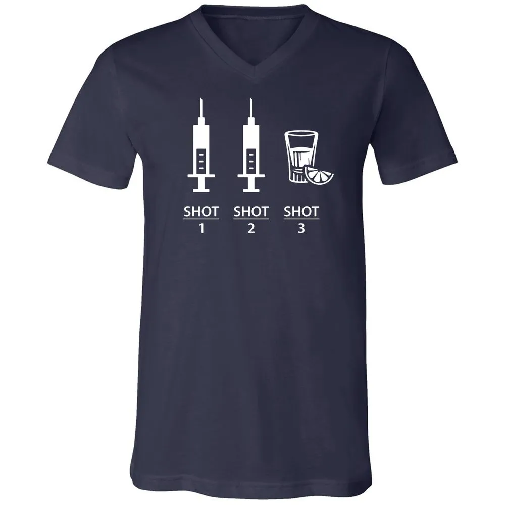 Unisex V-Neck T-Shirt - XXT8JSPJ - Navy - 2