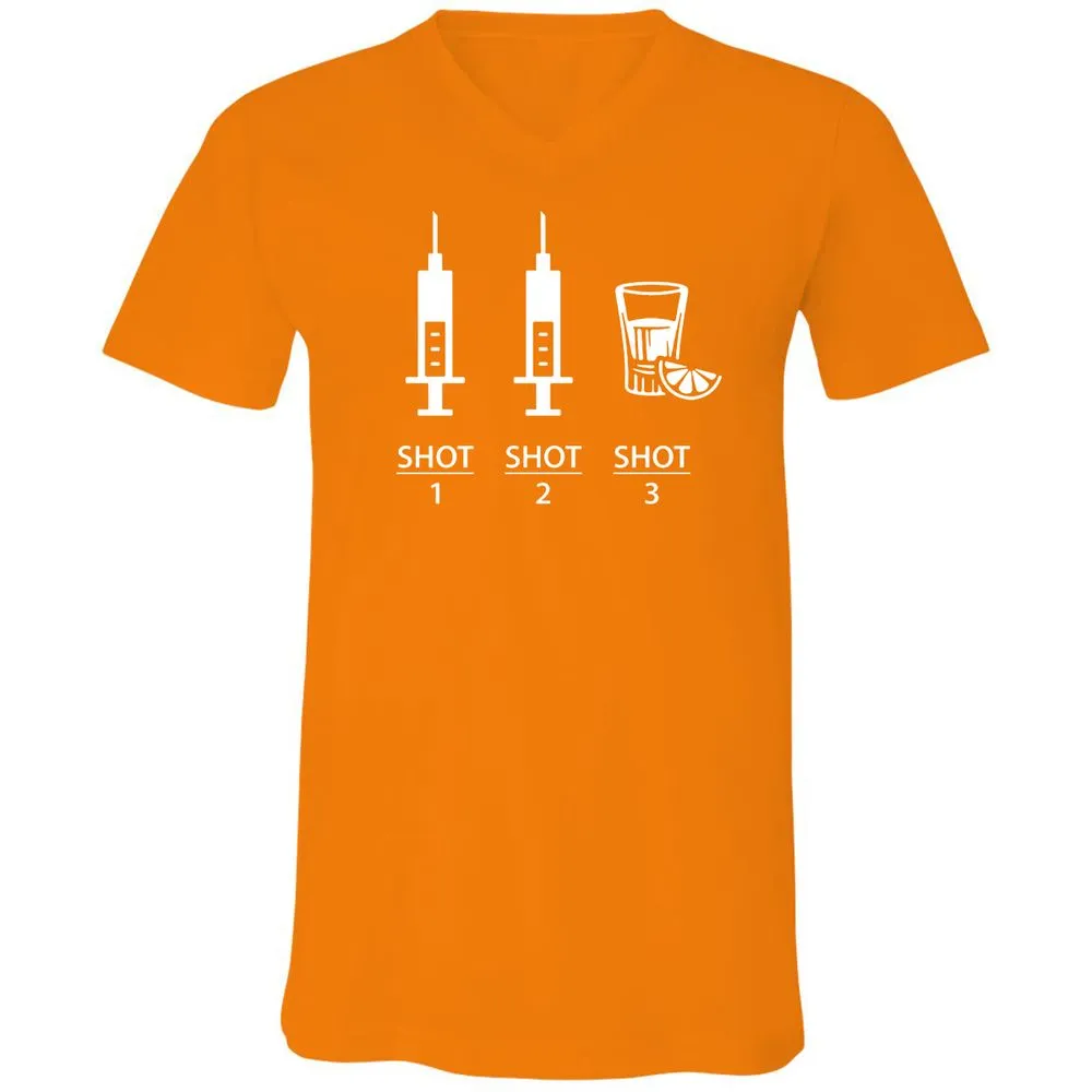 Unisex V-Neck T-Shirt - XXT8JSPJ - Orange - 11