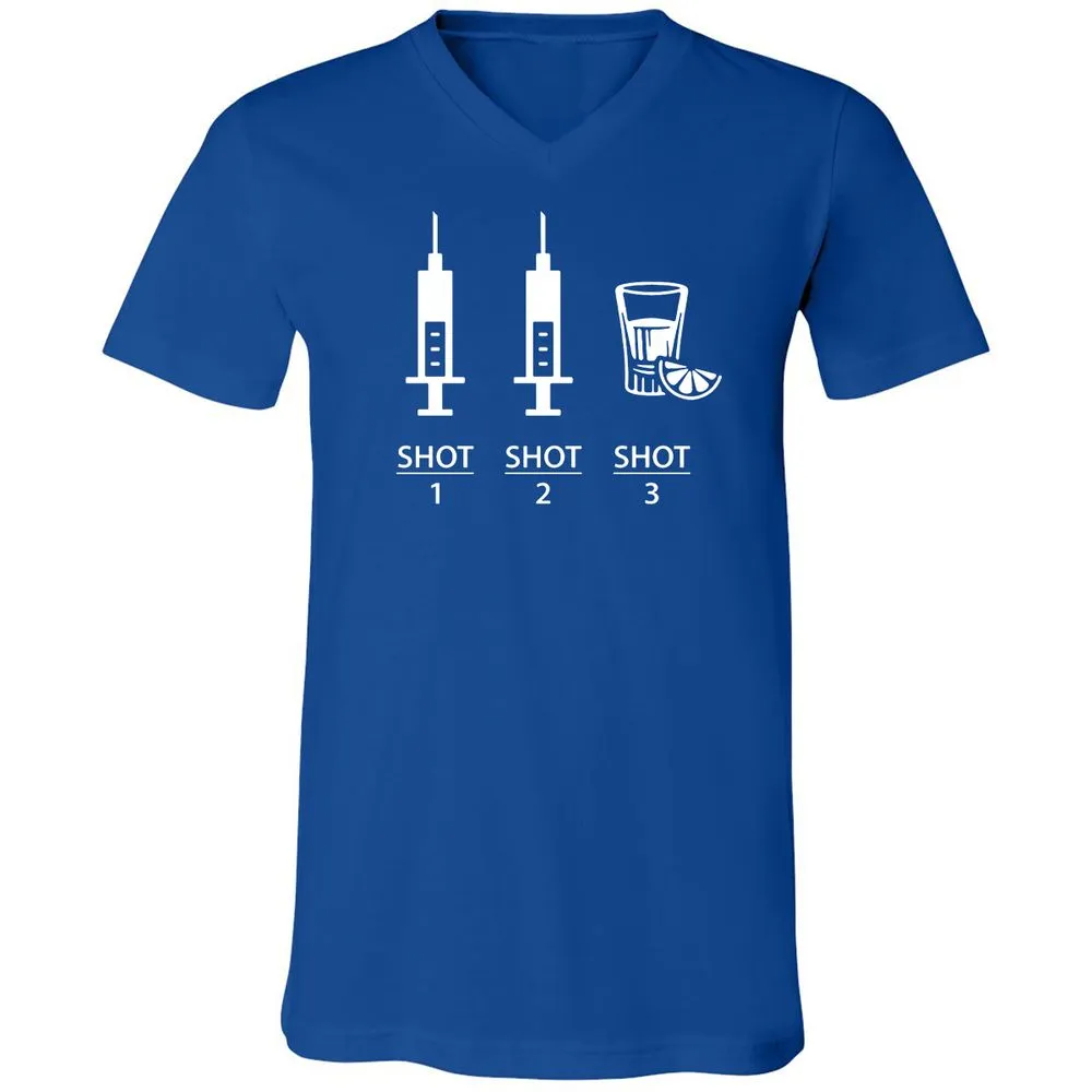 Unisex V-Neck T-Shirt - XXT8JSPJ - True Royal - 4